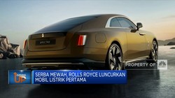Serba Mewah, Rolls Royce Luncurkan Mobil Listrik Pertama