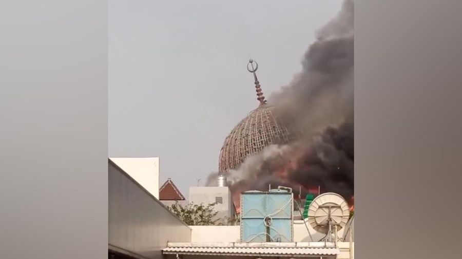 Kubah Masjid Islamic Center, Jakarta Utara. (Tangkapan Layar)