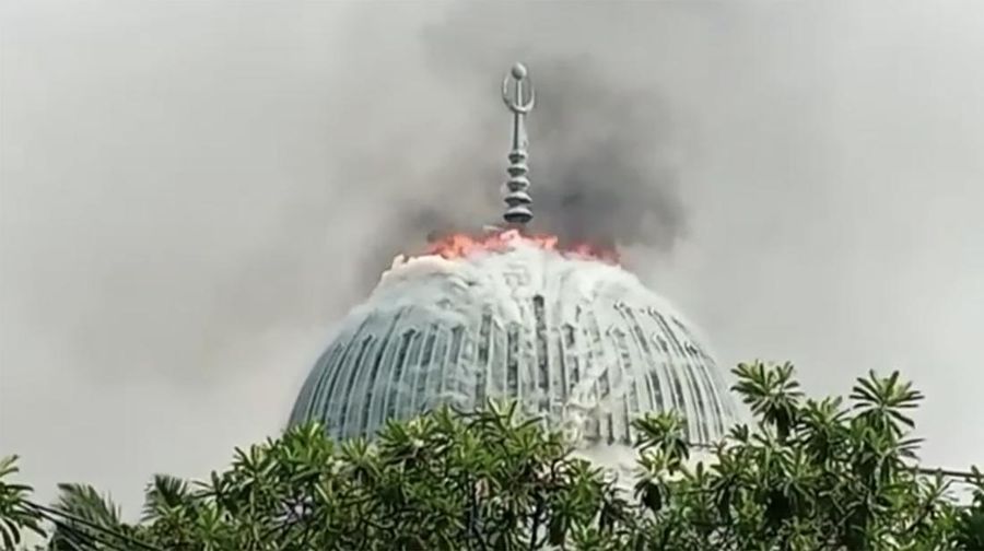 Kubah Masjid Islamic Center, Jakarta Utara. (Tangkapan Layar)