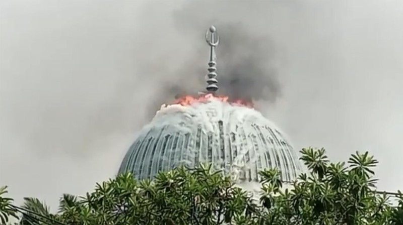 Kubah Masjid Islamic Center, Jakarta Utara. (Tangkapan Layar)