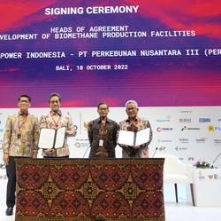 Sinergi BUMN Dukung Suplai Gas dari Energi Terbarukan
