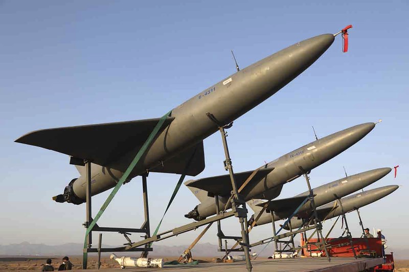 Russia Ukraine War Israel's Dilemma FILE - In this photo released by Iranian Army on Aug. 24, 2022, drones are prepared for launch during a military drone drill in Iran. The Iranian-made drones that Russia sent slamming into central Kyiv this week have produced hand-wringing and consternation in Israel, complicating the country’s balancing act between Russia and the West. (Iranian Army via AP)