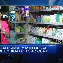Pedagang Masih Menjual Obat dalam Bentuk Sirop