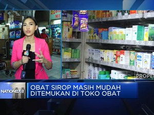 Pedagang Masih Menjual Obat dalam Bentuk Sirop
