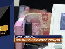Rupiah Nyaris Rp 15.600/USD Hingga Luhut Soal Perang Nuklir
