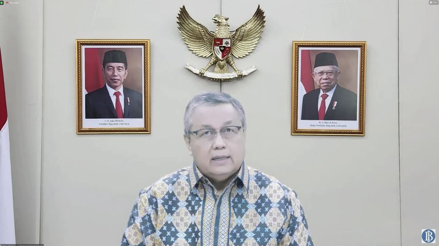 Gubernur Bank Indonesia Perry Warjiyo Mengumumkan Hasil RDG Bulanan Bulan Oktober 2022 dengan Cakupan Triwulanan. (Tangkapan Layar Youtube)