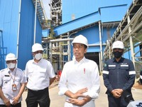 Turun Gunung! Jokowi Pantau Smelter Tembaga Milik Grup Medco