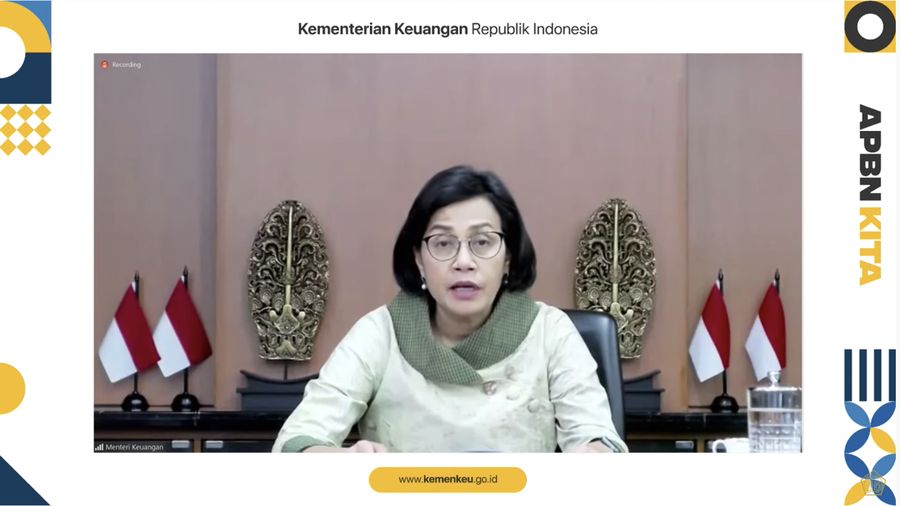 Menteri Keuangan Sri Mulyani Saat Konferensi Pers APBN KITA Oktober 2022. (Tangkapan Layar via Youtube Kemenkeu)
