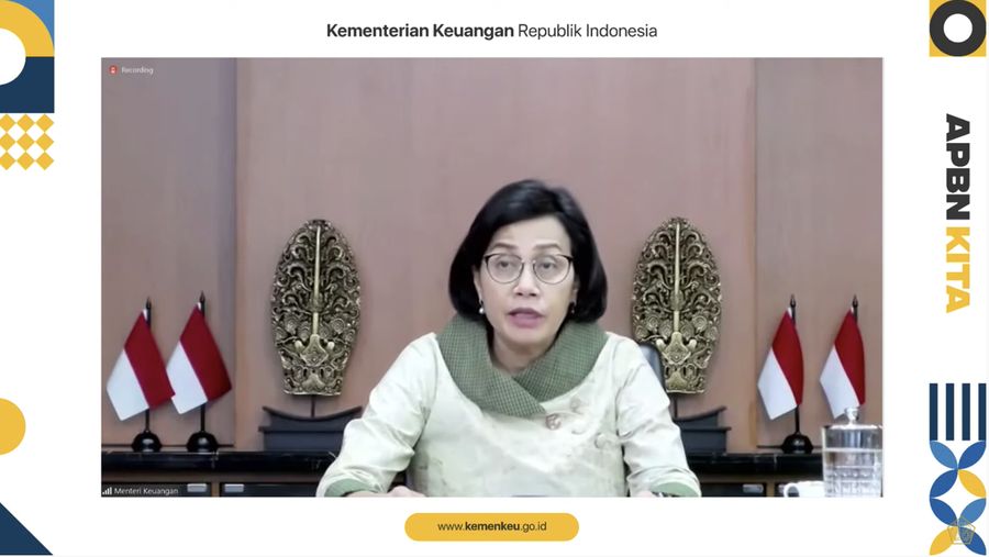 Menteri Keuangan Sri Mulyani Saat Konferensi Pers APBN KITA September 2022. (Tangkapan Layar via Youtube Kemenkeu)