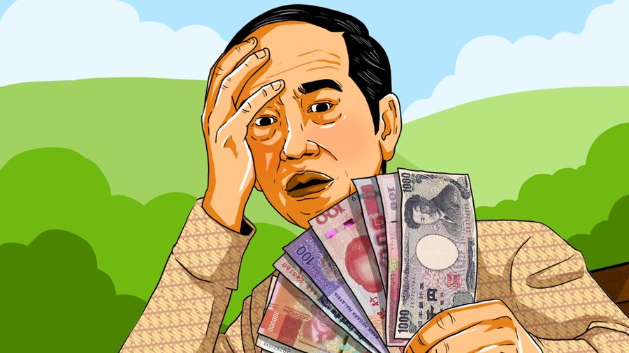 Duh Rupiah! Awal Tahun Rp 14.200/US$, Kini Rp 15.600/US$