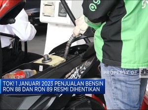 Januari 2023 Penjualan Bensin Ron 88 Dan Ron 89 Dihentikan