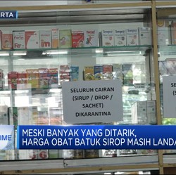 Banyak Yang Ditarik, Harga Obat Batuk Sirop Masih Landai