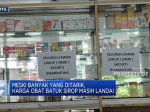 Banyak Yang Ditarik, Harga Obat Batuk Sirop Masih Landai