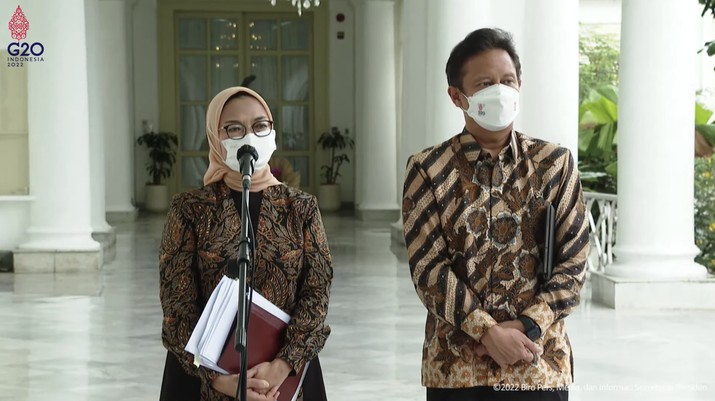 Penny Lukito Memberikan Keterangan Pers Mengenai Perkembangan Kasus Obat Gagal Ginjal Akut, Istana Bogor, 24 Okt 2022 Penny Lukito Memberikan Keterangan Pers Mengenai Perkembangan Kasus Obat Gagal Ginjal Akut, Istana Bogor, 24 Okt 2022 (Tangkapan Layar Youtube Sekretariat Presiden)