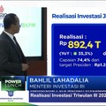 Per September, Realisasi Investasi RI Hampir 75% Dari Target