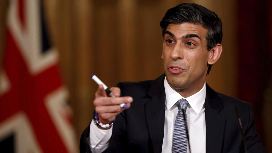 FILE Britain's Chancellor of the Exchequer Rishi Sunak speaks during a press conference following the 2021 Budget, in 10 Downing Street, London, Wednesday, March 3, 2021. Sunak ran for Britain’s top job and lost. Now he’s back with a second chance to become prime minister.