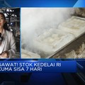 Stok Kedelai RI Cuma Sisa 7 Hari, Produksi Tahu Turun