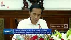 Jokowi: Jangan Anggap Sepele Penyakit Gagal Ginjal Akut