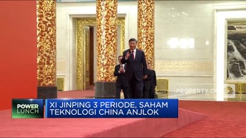 Efek Xi Jinping 3 Periode, Saham Teknologi China Rontok