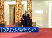 Efek Xi Jinping 3 Periode, Saham Teknologi China Rontok