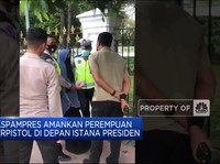 Paspampres Tangkap Wanita Berpistol di Depan Istana Presiden