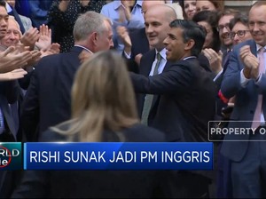Rivalnya Mengundurkan Diri, Rishi Sunak Jadi PM Inggris Baru
