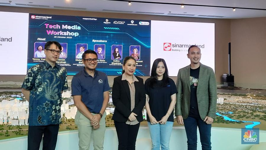 Suasana tech media workshop di Marketing Office BSD City, Rabu (26/10/2022).