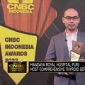Mandaya Raih Most Comprehensive Thyroid Service Hospital