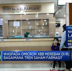 RI Dihantui Kasus Omicron XBB, Kemana Tren Saham Farmasi?