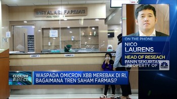 RI Dihantui Kasus Omicron XBB, Kemana Tren Saham Farmasi?