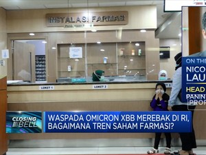 RI Dihantui Kasus Omicron XBB, Kemana Tren Saham Farmasi?