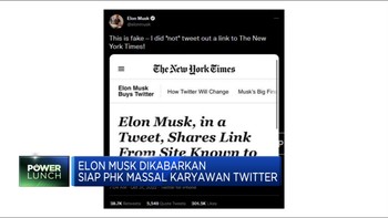 Akuisisi Twitter, Musk Dikabarkan Akan PHK Karyawan