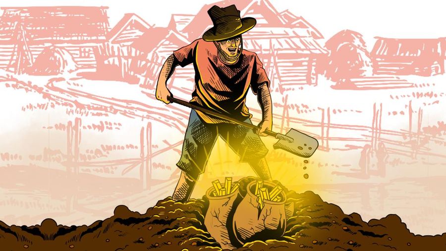 Gali Tanah Tak Sengaja Dapat Guci, Ternyata Isi Harta Karun