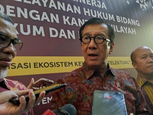 Ganjar Beri Skor 5 soal Penegakan Hukum, Menkumham Yasonna Bilang Begini