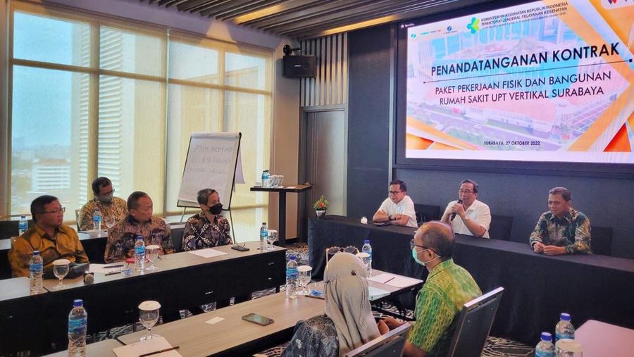 WIKA-WEGE Bangun RS UPT Vertikal Surabaya
