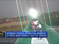 Bertambah, Korban Tewas Jembatan Ambruk India Jadi 137 Orang