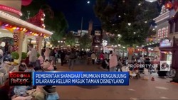 Lockdown, Ribuan Orang Terjebak di Shanghai Disneyland