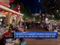Lockdown, Ribuan Orang Terjebak di Shanghai Disneyland