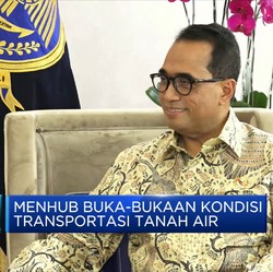 Menhub Buka Bukaan Kondisi Transportasi Tanah Air