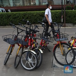 Potret Bike Sharing DKI, Fasilitas Rusak dan Sepeda Karatan