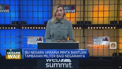 First Lady Ukraina Minta Barat Tambah Bantuan Militer