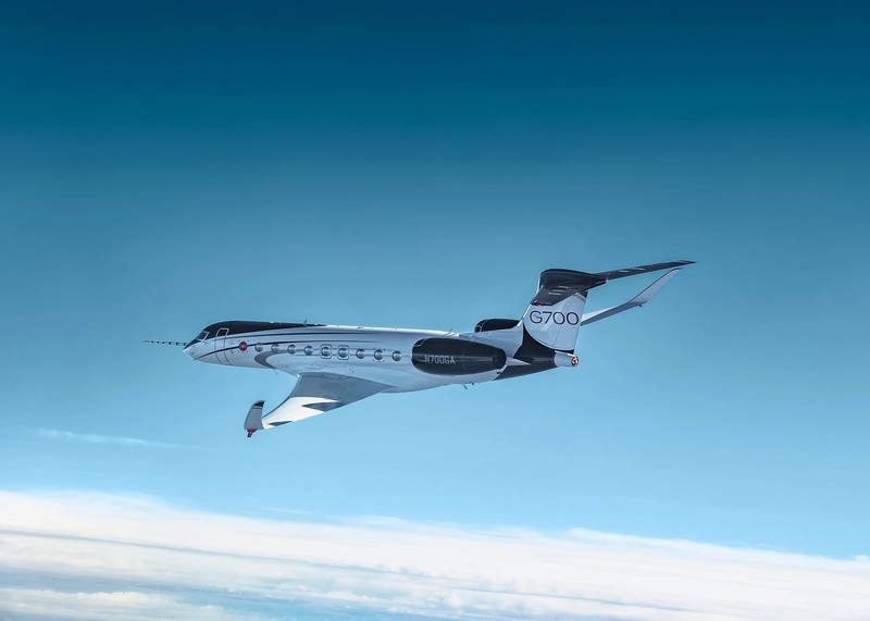 G700 diluncurkan pada Oktober 2019. Pesawat ini akan menggantikan G650ER yang digunakan Elon Musk saat ini. (REUTERS/GREGG NEWTON) G700 diluncurkan pada Oktober 2019. Pesawat ini akan menggantikan G650ER yang digunakan Elon Musk saat ini. (REUTERS/GREGG NEWTON)