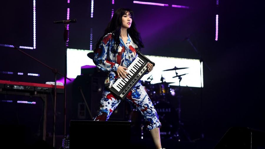 Isyana Sarasvati (Getty Images/Robertus Pudyanto)