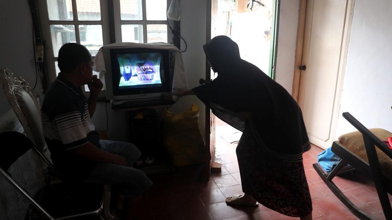 Siaran televisi analog (Analog Switch Off/ASO) dihentikan dan migrasi ke siaran digital pada 2 November 2022 di wilayah Jabodetabek. (CNBC Indonesia/ Muhammad Sabki)