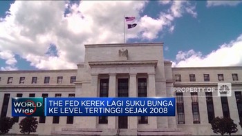 The Fed Kerek Lagi Suku Bunga Ke Level Tertinggi Sejak 2008