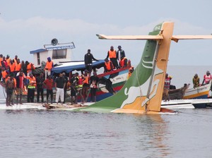 Pesawat Jatuh di Tanzania, 19 Orang Meninggal Dunia