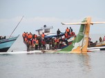 Penampakan Kecelakaan Pesawat Precision Air di Tanzania