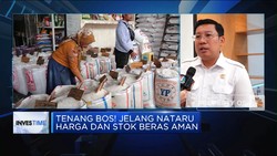 Tenang! Jelang Nataru Harga & Stok Beras Aman