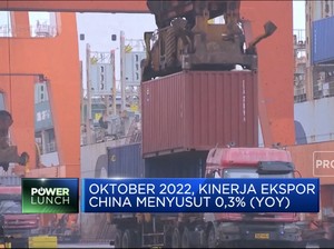 Ekspor China di Oktober 2022 Meleset dari Ekspektasi