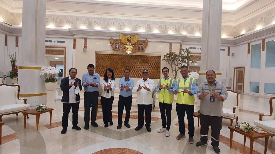 Menteri PUPR Puji Kualitas Kerja WIKA di Terminal VVIP I Gusti Ngurah Rai. (Dok. Wika)